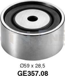 SNR GE357.08 - Deflection / Guide Pulley, timing belt parts5.com