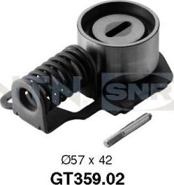 SNR GT359.02 - Натяжной ролик, ремень ГРМ parts5.com