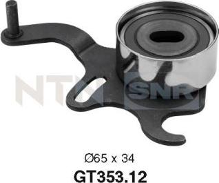 SNR GT353.12 - Натяжной ролик, ремень ГРМ parts5.com