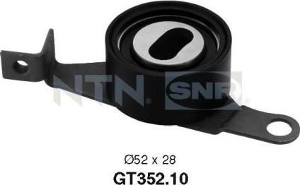 SNR GT352.10 - Polea tensora, correa dentada parts5.com