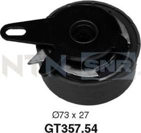 SNR GT357.54 - Натяжной ролик, ремень ГРМ parts5.com