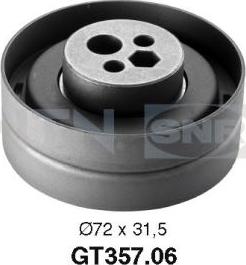 SNR GT357.06 - Tensioner Pulley, timing belt parts5.com