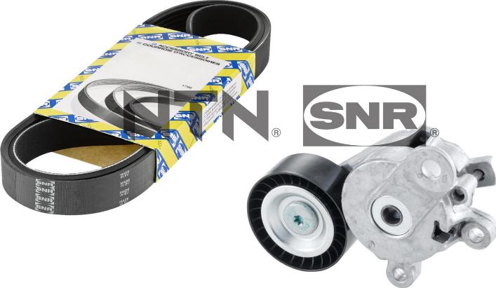 SNR KA857.27 - V-Ribbed Belt Set parts5.com