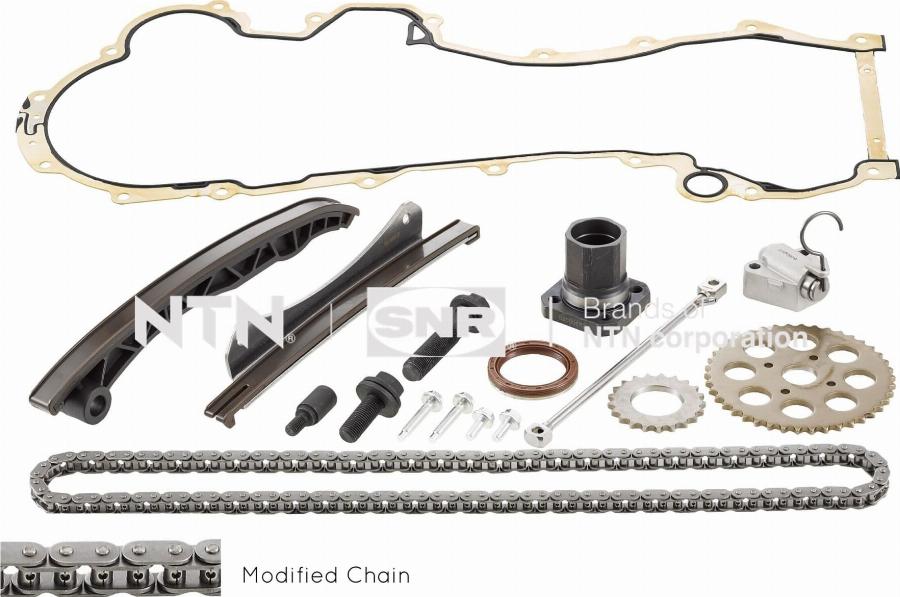 SNR KDC458.03 - Комплект цепи привода распредвала parts5.com