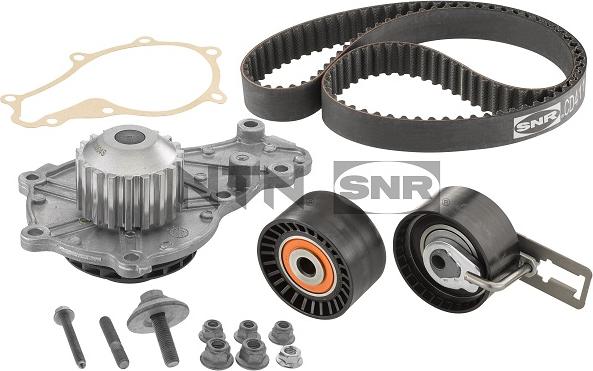 SNR KDP452.360 - Водяной насос + комплект зубчатого ремня parts5.com