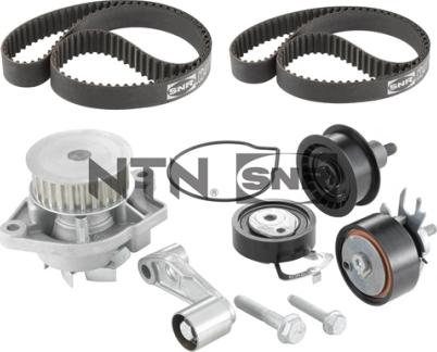 SNR KDP457.250 - Водяной насос + комплект зубчатого ремня parts5.com