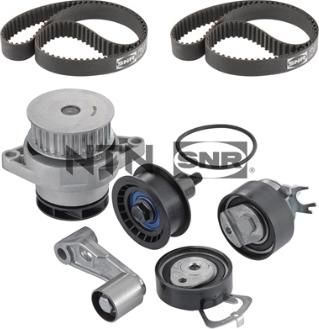 SNR KDP457.261 - Водяной насос + комплект зубчатого ремня parts5.com