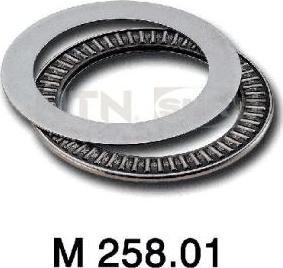 SNR M258.01 - Подшипник качения, опора стойки амортизатора parts5.com