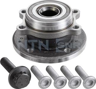 SNR R154.56 - Комплект подшипника ступицы колеса parts5.com