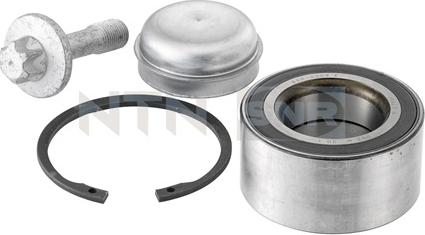 SNR R151.58 - Комплект подшипника ступицы колеса parts5.com