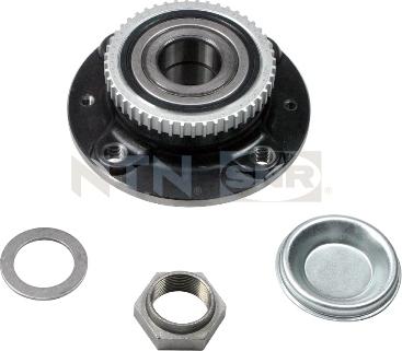 SNR R166.23 - Комплект подшипника ступицы колеса parts5.com