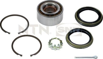 SNR R168.30 - Комплект подшипника ступицы колеса parts5.com