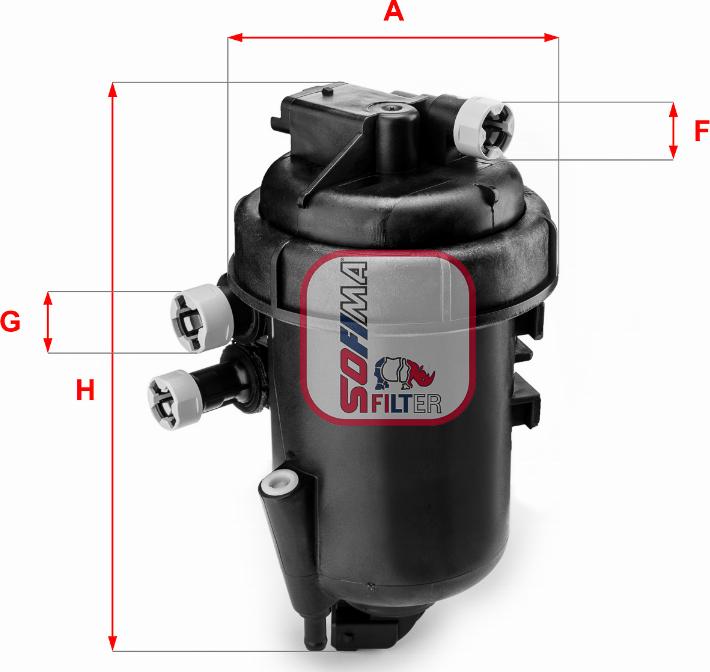 Sofima S 5084 GC - Топливный фильтр parts5.com