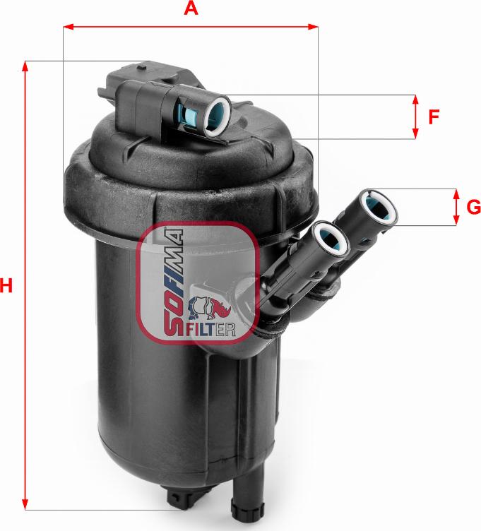 Sofima S 5114 GC - Топливный фильтр parts5.com