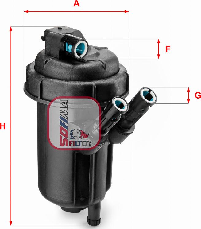 Sofima S 5116 GC - Топливный фильтр parts5.com