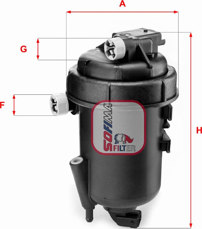 Sofima S 5179 GC - Топливный фильтр parts5.com