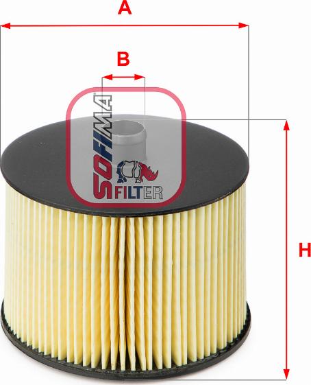 Sofima S 6022 NE - Топливный фильтр parts5.com