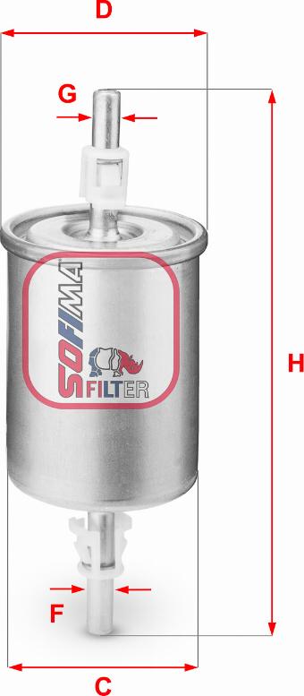 Sofima S 1515 B - Fuel filter parts5.com