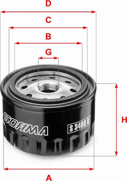 Sofima S 3460 R - Filtro de aceite parts5.com