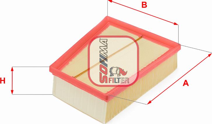 Sofima S 3417 A - Воздушный фильтр parts5.com