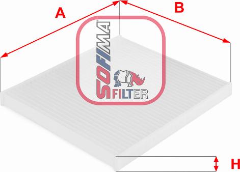 Sofima S 3088 C - Фильтр воздуха в салоне parts5.com