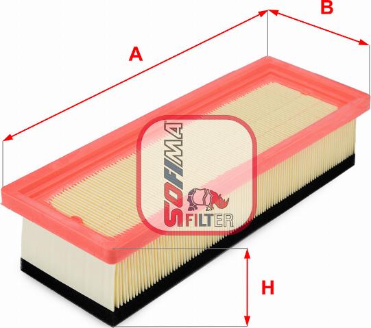 Sofima S 3301 A - Воздушный фильтр parts5.com