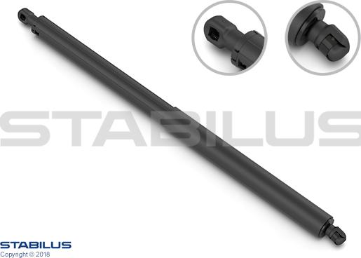 STABILUS 432379 - Газовая пружина, упор parts5.com