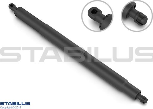 STABILUS 502621 - Газовая пружина, упор parts5.com