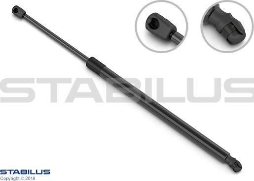 STABILUS 020890 - Газовая пружина, упор parts5.com