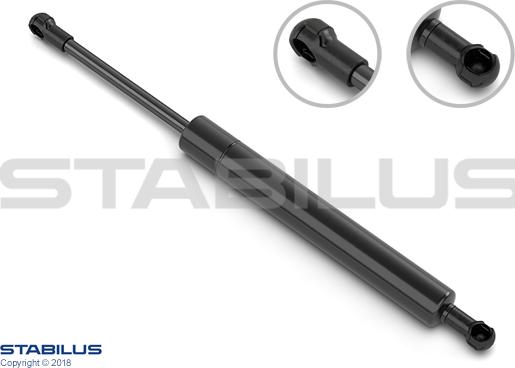 STABILUS 9584LY - Газовая пружина, стояночная торм parts5.com