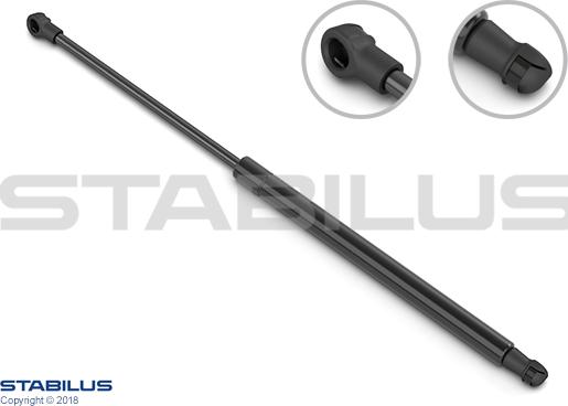 STABILUS 0745VH - Газовая пружина, капот parts5.com