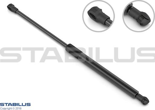 STABILUS 0681VK - Газовая пружина, капот parts5.com