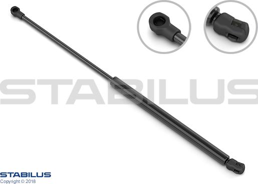 STABILUS 018376 - Газовая пружина, упор parts5.com