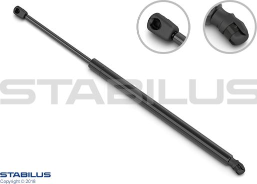 STABILUS 2574WP - Gas Spring, boot, cargo area parts5.com