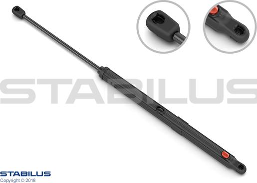 STABILUS 3477XW - Газовая пружина, капот parts5.com