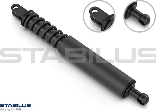 STABILUS 8889KR - Газовая пружина, упор parts5.com