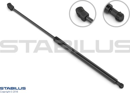 STABILUS 213439 - Газовая пружина, упор parts5.com