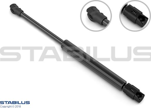 STABILUS 315511 - Газовая пружина, раздвижной пол (багажный / грузовой отсек) parts5.com