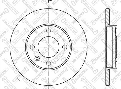 Brembo 08.4177.10 - Тормозной диск parts5.com