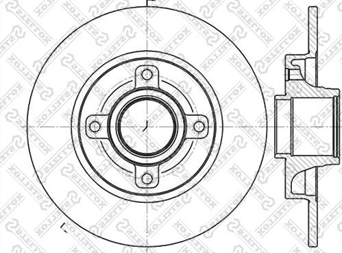 INTERBRAKE SDK6471 - Тормозной диск parts5.com