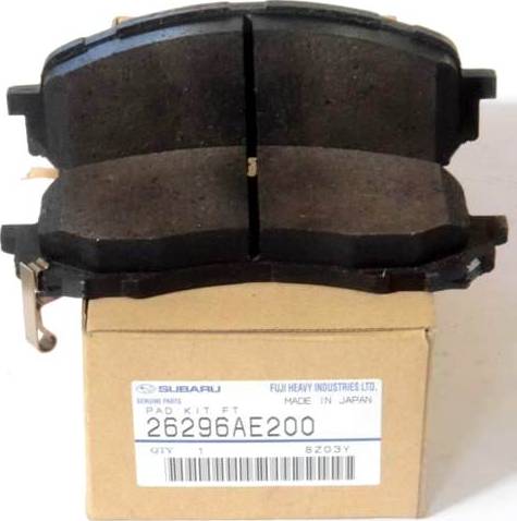 Subaru 26296AE200 - Brake Pad Set, disc brake parts5.com