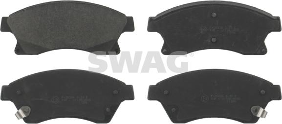 Swag 40 91 6789 - Тормозные колодки, дисковые, комплект parts5.com