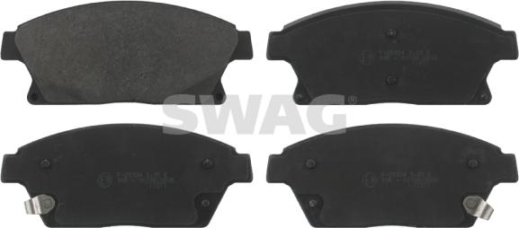 Swag 40 91 6788 - Тормозные колодки, дисковые, комплект parts5.com