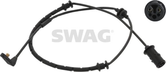 Swag 40 91 7489 - Сигнализатор, износ тормозных колодок parts5.com