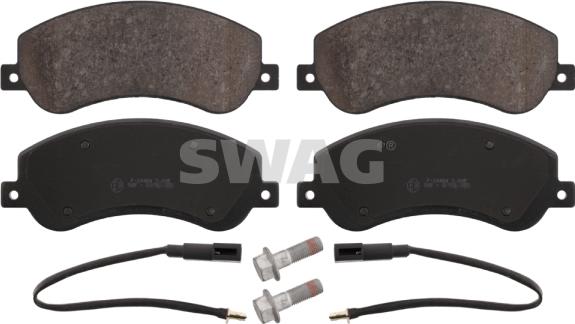 Swag 50 91 6637 - Тормозные колодки, дисковые, комплект parts5.com