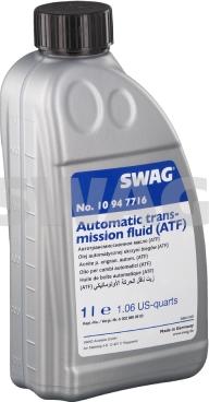 Swag 10 94 7716 - Масло автоматической коробки передач parts5.com