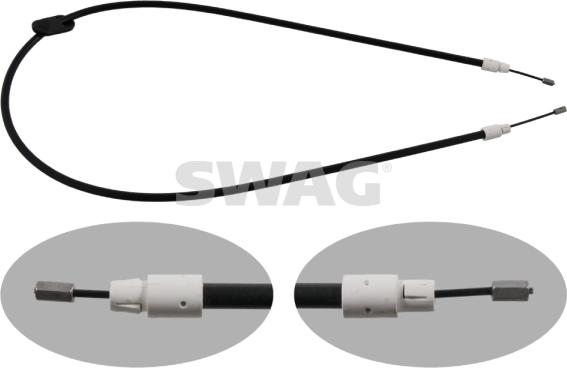 Swag 10 93 4904 - Cable de accionamiento, freno de estacionamiento parts5.com