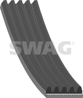 Swag 30 93 7533 - Correa trapecial poli V parts5.com