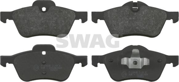 Swag 11 91 6490 - Тормозные колодки, дисковые, комплект parts5.com