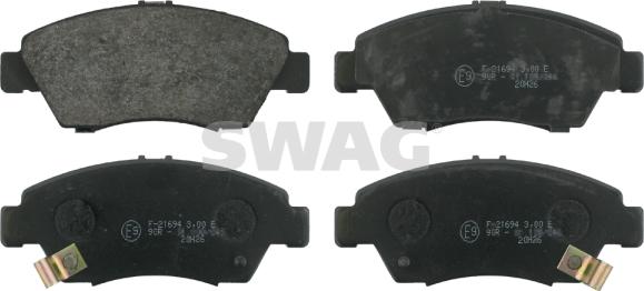 Swag 85 91 6305 - Тормозные колодки, дисковые, комплект parts5.com